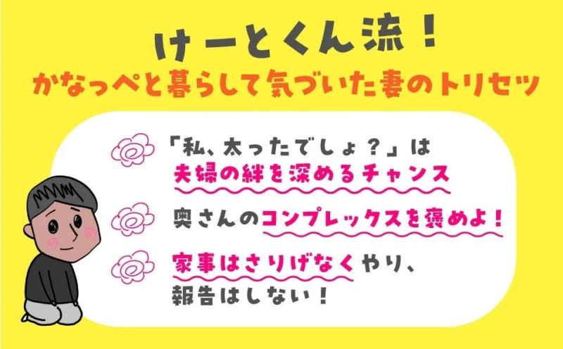 けーとくん流!かなっぺと暮らして気づいた妻のトリセツ