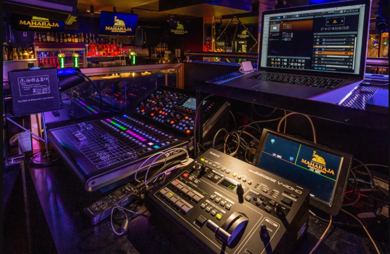 マハラジャ六本木のDJブース