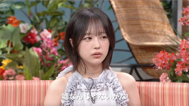 なえなのさんの考える表情