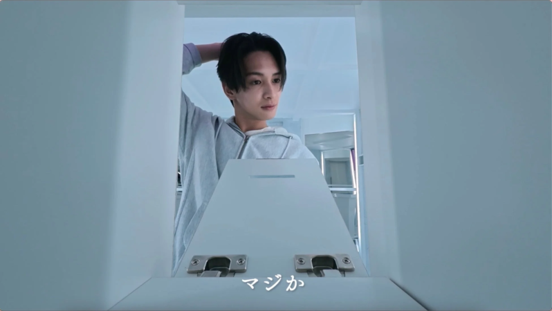 男性の驚きの表情